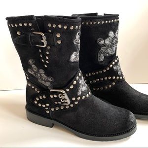 Frye Nat Flower Engineer Boot